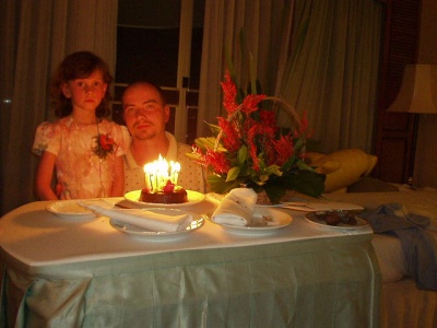 Банг-Кок06. День рожденья с дочерью.