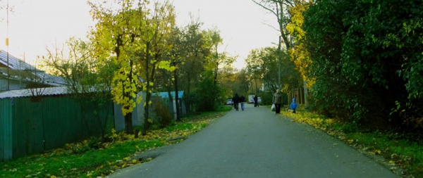 Улица Красносолнечная. Октябрь 2013.