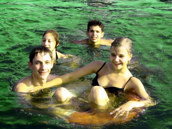 Как мы на "Зелёнке" купалися. Июль 2008 года.