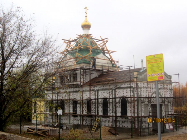 Строительство храма на Святом озере