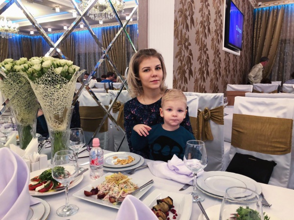 Дочка Лиза и внук Богдан