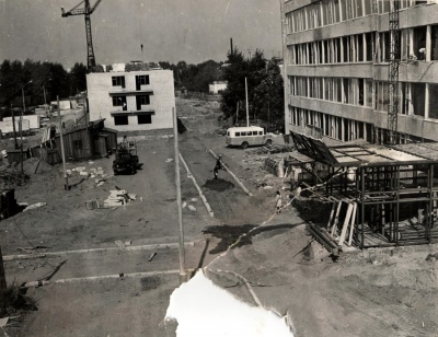 Строительство интститута ВНИЭТУСХ 1964-1965 год