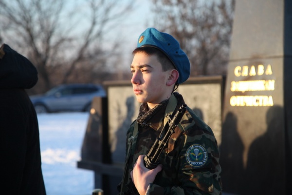 Открытие памятника Защитникам Отечества 2014 год-17