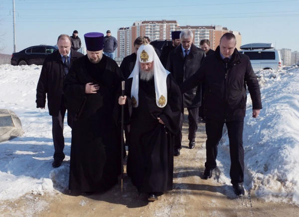 Визит Патриарха Кирилла в Косино-2