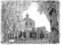 Храм в снегу.